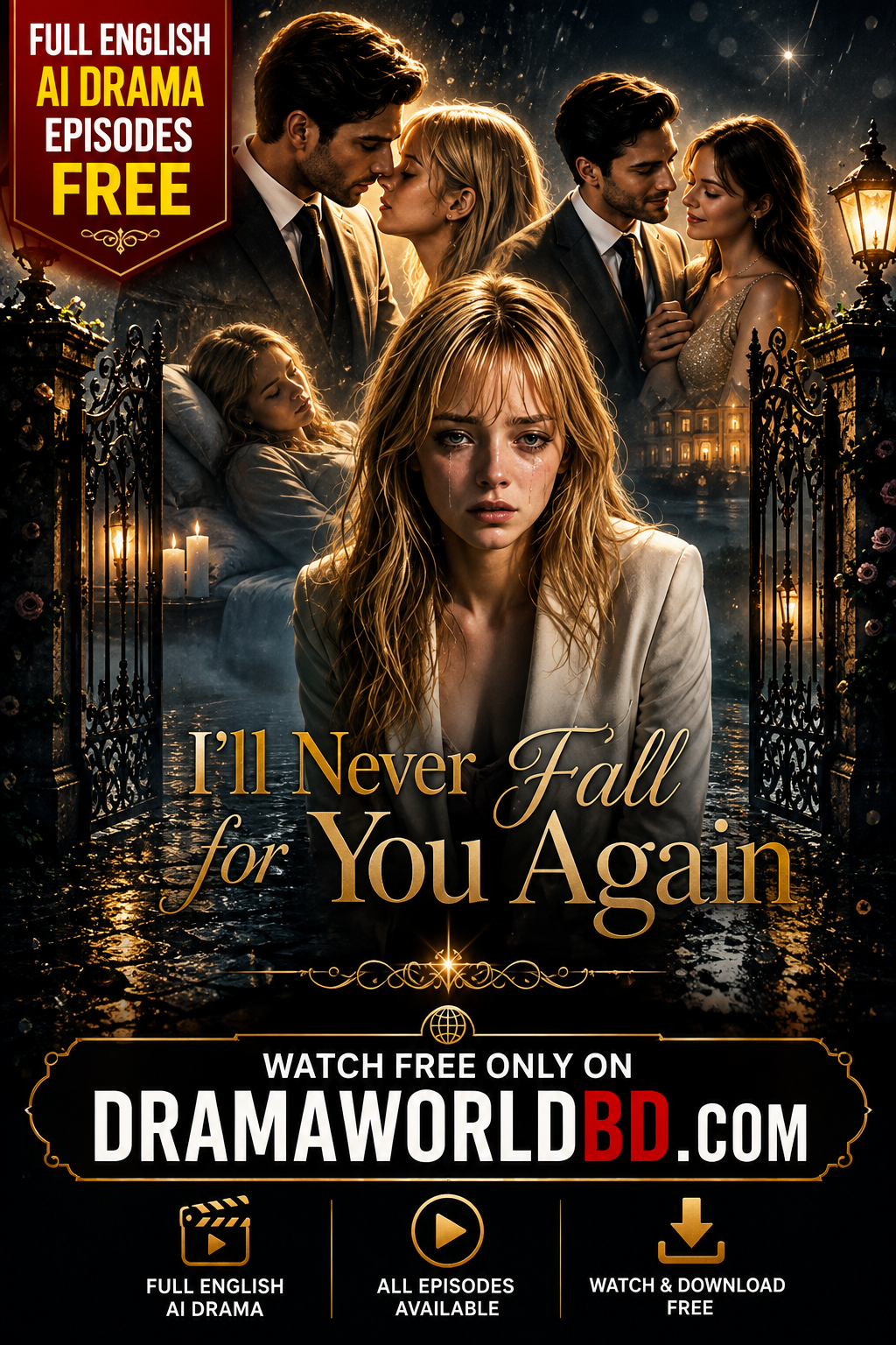I’ll Never Fall for You Again English Ai Drama  – Full  Free