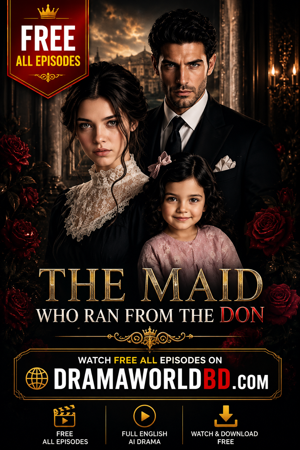 The Maid Who Ran From the Don English ai Drama complete Free